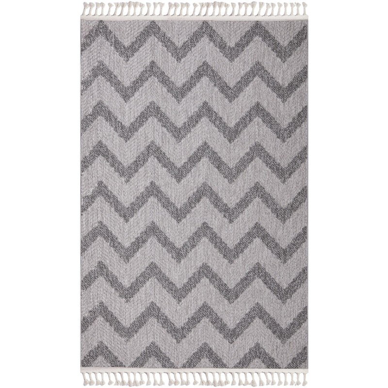 Tapete Atenas Chevron en Gris