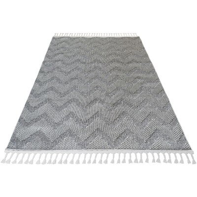 Tapete Atenas Chevron en Gris