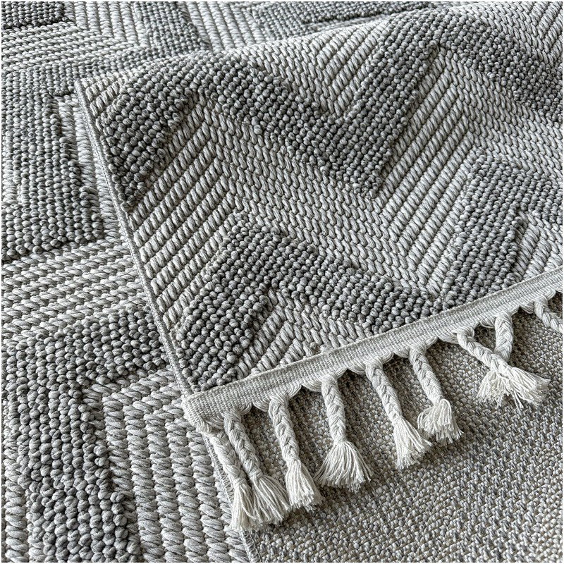 Tapete Atenas Chevron en Gris