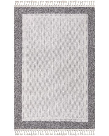 Tapete Atenas Bordeado en Gris