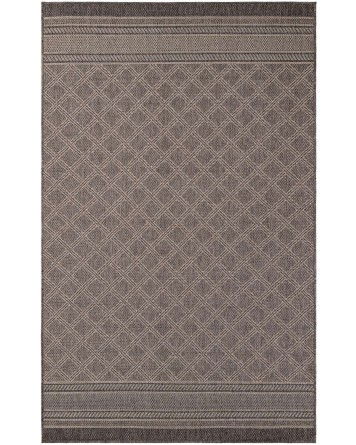 Tapete Exterior Enrejado en Chocolate