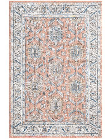 Tapete Heroina Ornamentos en Rosa Salmón