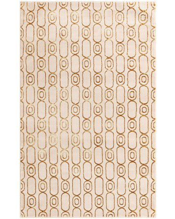 Tapete Anna Cadenas Blanco y Oro