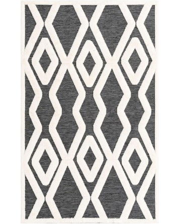 Tapete Prisma Columnas y Rombos en Gris