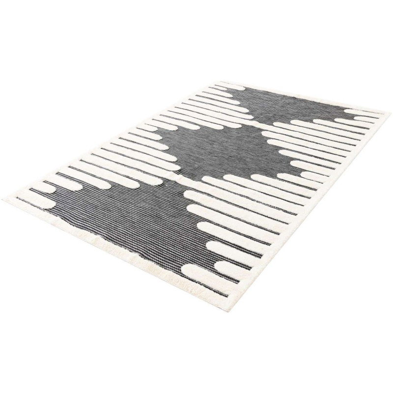 Tapete Prisma Rombo en Gris