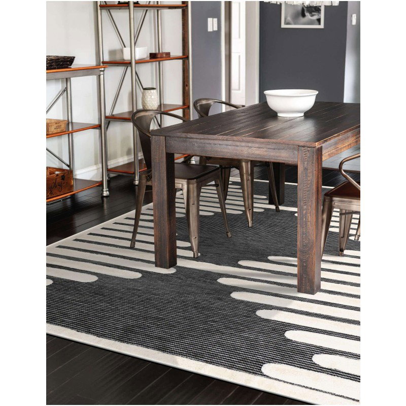 Tapete Prisma Rombo en Gris