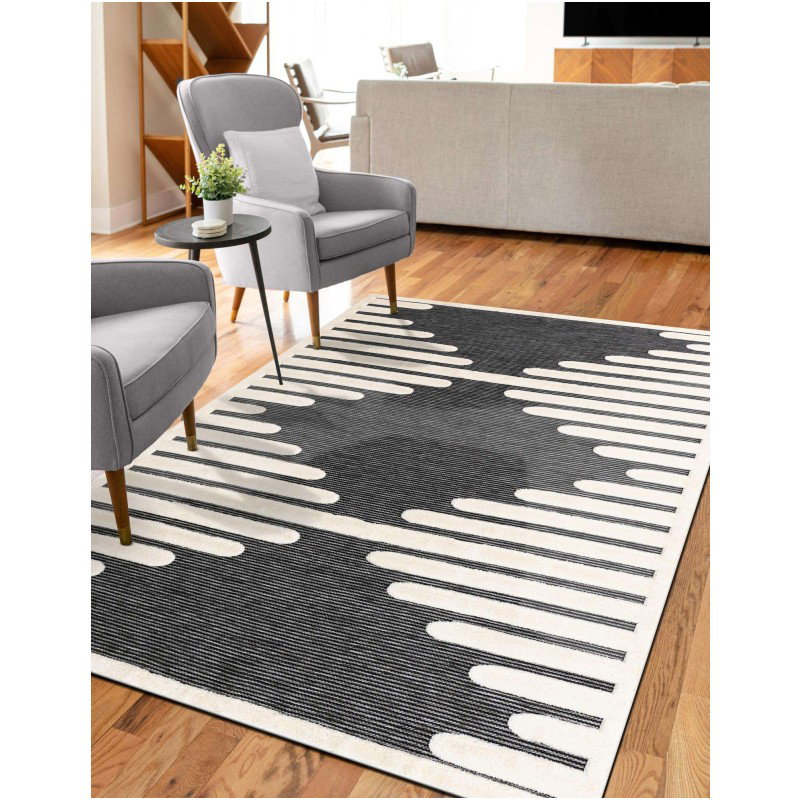 Tapete Prisma Rombo en Gris