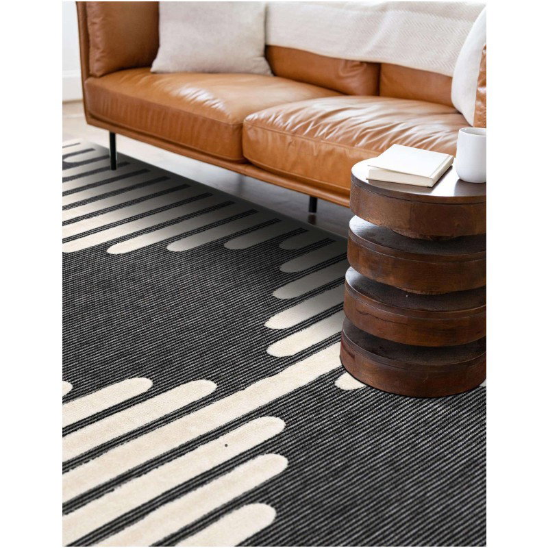 Tapete Prisma Rombo en Gris