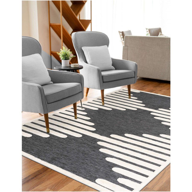 Tapete Prisma Rombo en Gris