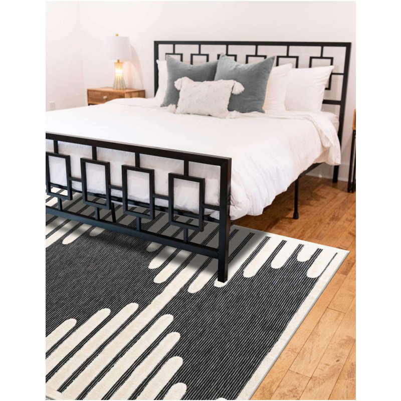 Tapete Prisma Rombo en Gris