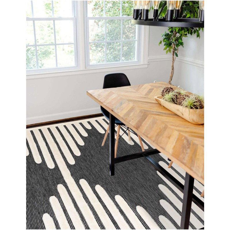 Tapete Prisma Rombo en Gris