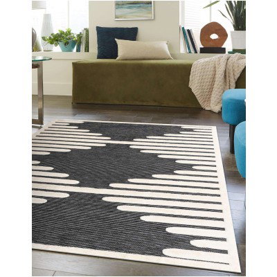 Tapete Prisma Rombo en Gris