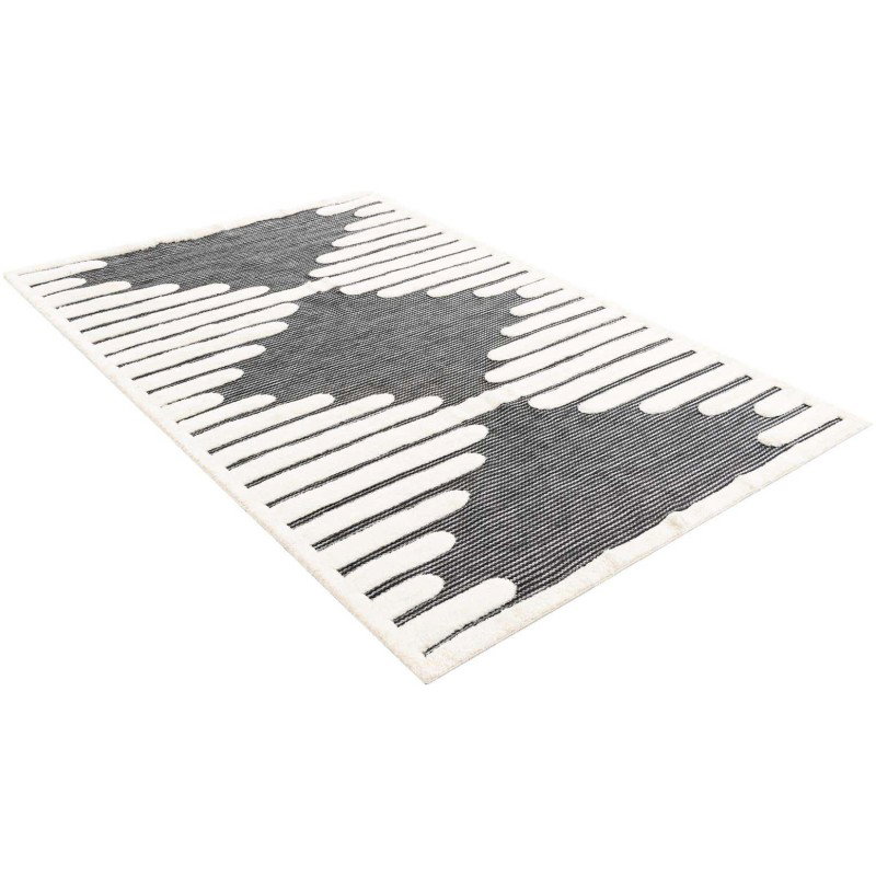 Tapete Prisma Rombo en Gris