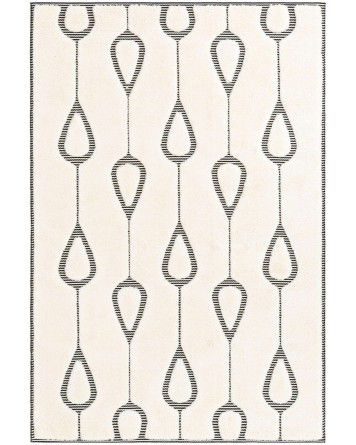 Tapete Prisma Columnas de Lluvia en Marfil