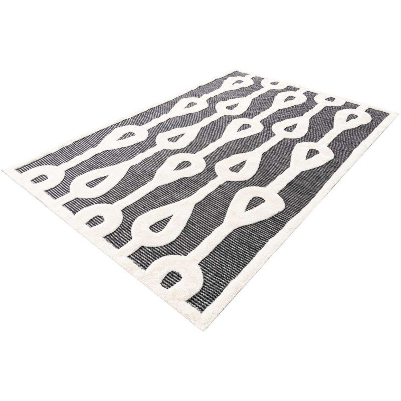 Tapete Prisma Columnas de Lluvia en Gris