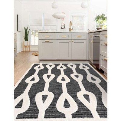 Tapete Prisma Columnas de Lluvia en Gris