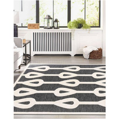 Tapete Prisma Columnas de Lluvia en Gris