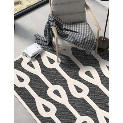 Tapete Prisma Columnas de Lluvia en Gris