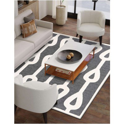 Tapete Prisma Columnas de Lluvia en Gris