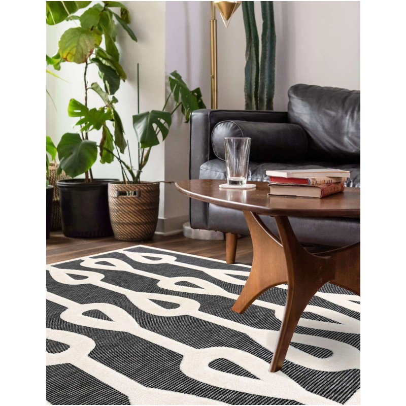 Tapete Prisma Columnas de Lluvia en Gris