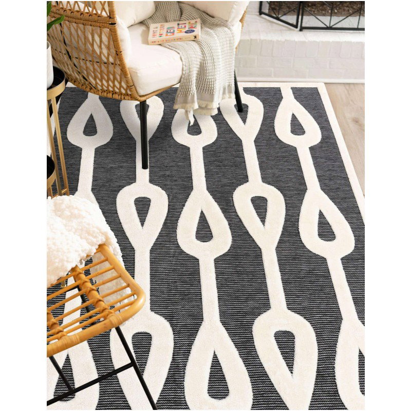 Tapete Prisma Columnas de Lluvia en Gris