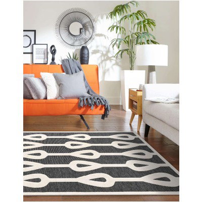 Tapete Prisma Columnas de Lluvia en Gris