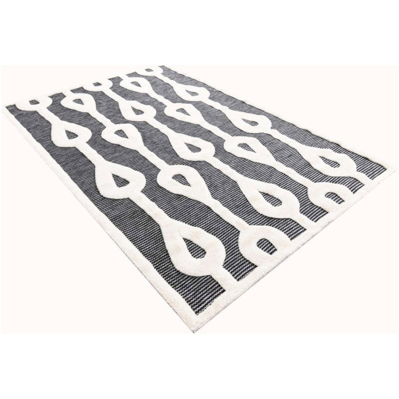 Tapete Prisma Columnas de Lluvia en Gris