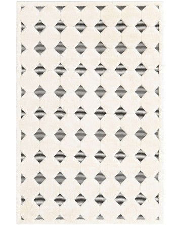 Tapete Prisma Diamantes en Marfil