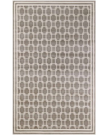 Tapete Christie Enrejado Cuadrado en Gris