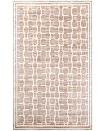 Tapete Christie Enrejado Cuadrado en Beige