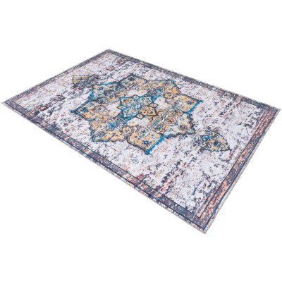 Tapete Lavable Renacimiento en Blanco Solar