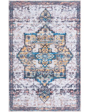 Tapete Lavable Renacimiento en Blanco Solar