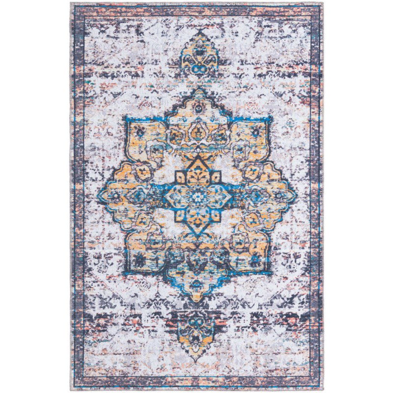 Tapete Lavable Renacimiento en Blanco Solar