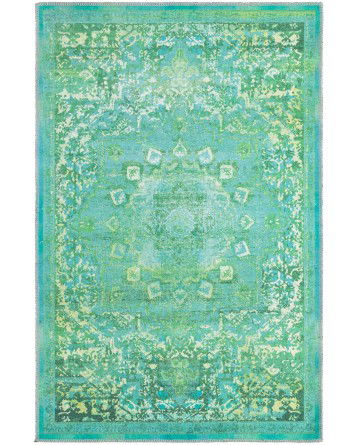 Tapete Lavable Renacimiento en Verde Primaveral