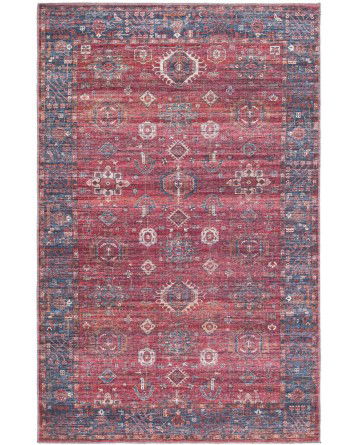 Tapete Lavable Lunar Rojo Antiguo