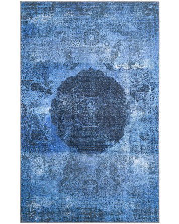 Tapete Lavable Yala en Azul Saturado