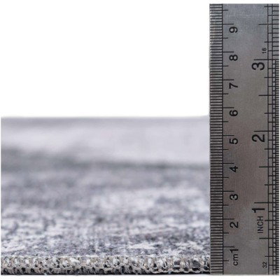 Tapete Lavable Yala en Gris Saturado