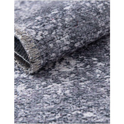 Tapete Lavable Yala en Gris Saturado