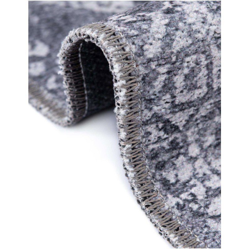 Tapete Lavable Yala en Gris Saturado