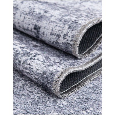 Tapete Lavable Yala en Gris Saturado