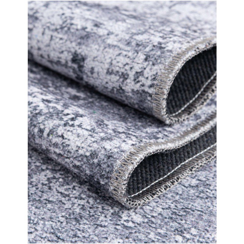 Tapete Lavable Yala en Gris Saturado