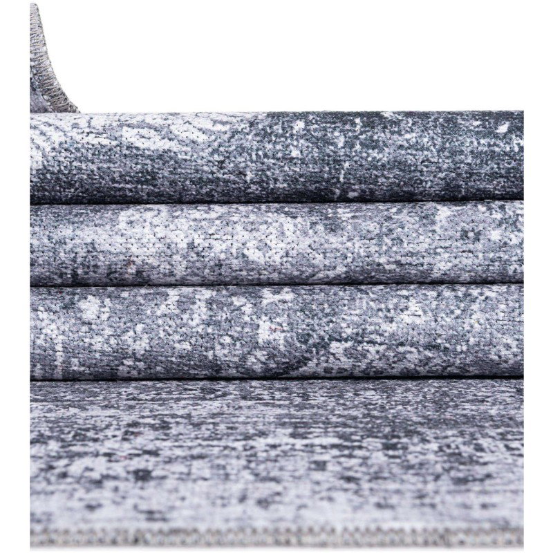 Tapete Lavable Yala en Gris Saturado