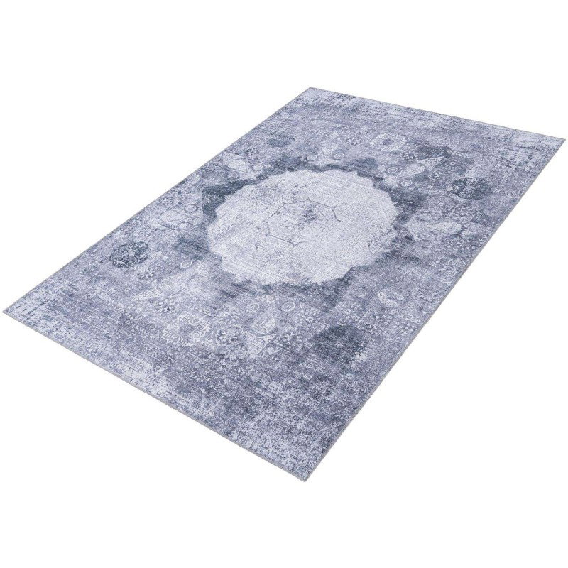 Tapete Lavable Yala en Gris Saturado