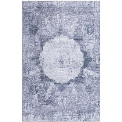 Tapete Lavable Yala en Gris Saturado