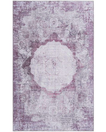 Tapete Lavable Yala en Rosa Saturado