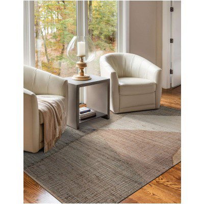 Tapete Kilim de Yute Figuras Irregulares