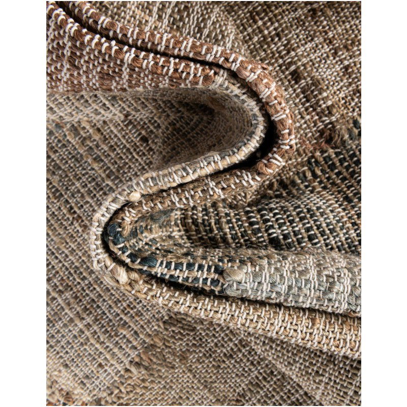 Tapete Kilim de Yute Figuras Irregulares