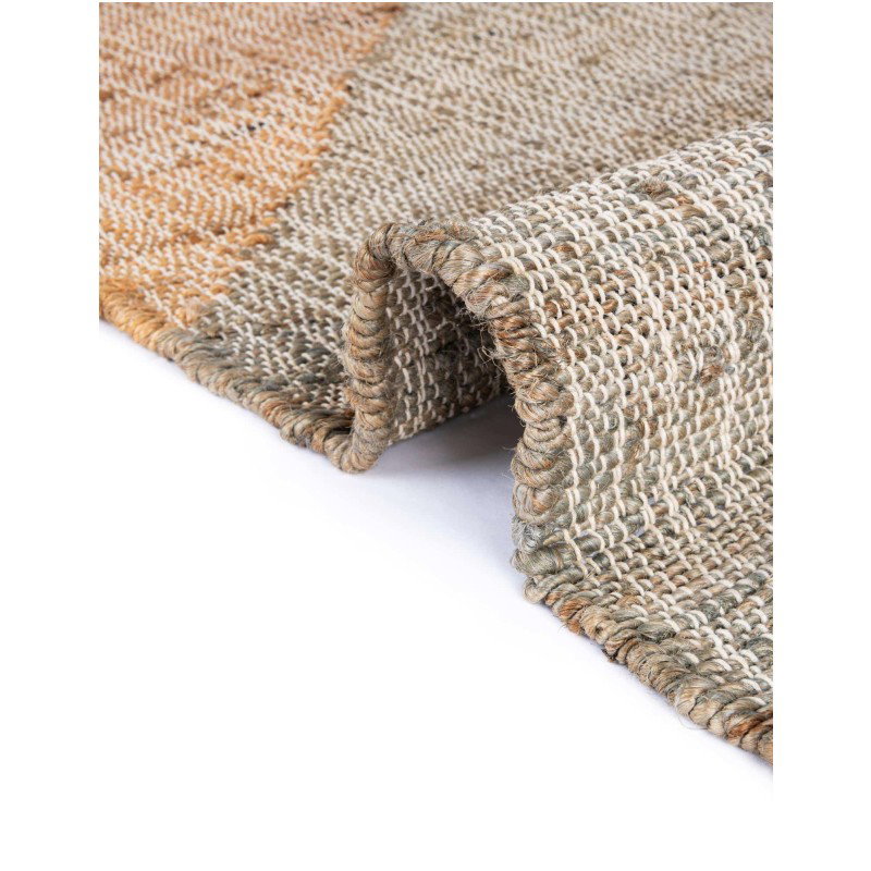 Tapete Kilim de Yute Figuras Irregulares