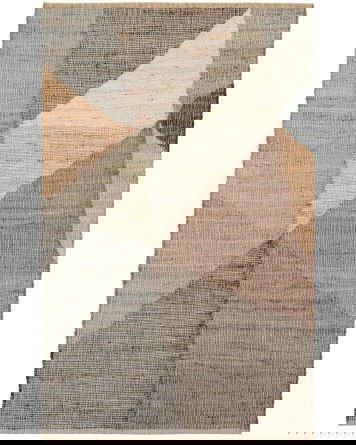 Tapete Kilim de Yute Figuras Irregulares