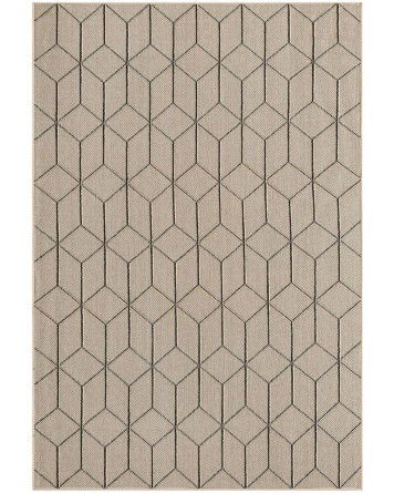 Tapete Sinfonía Exterior Enrejado en Khaki